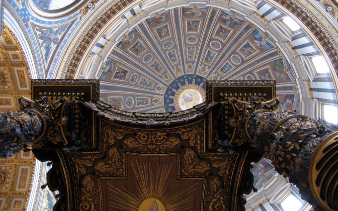 insideviewofstpetersbasilicarome