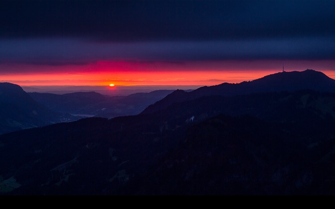 amazingmountainsunset