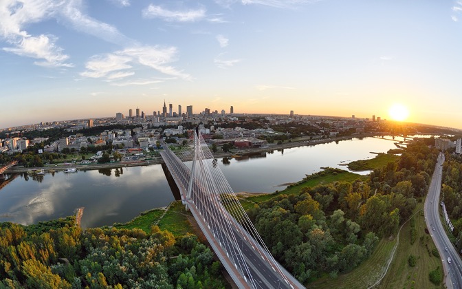 summersunsetoverthewarsaw