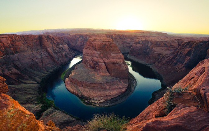 horseshoebendatsunset