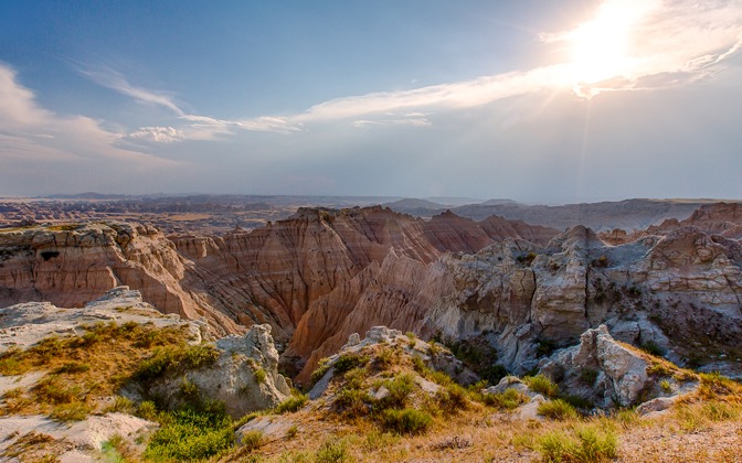 badlandsintheafternoonsun
