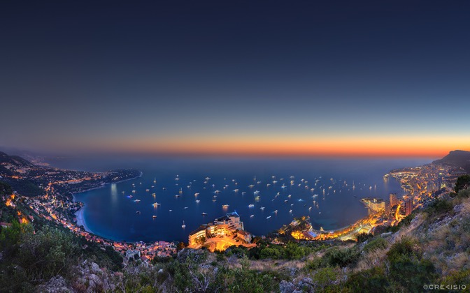 monacoyachtshow2013sunset