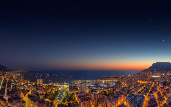 monacoyachtshowsunset2014twilight