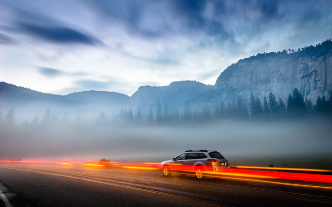 fogandlightsinyosemitevalley