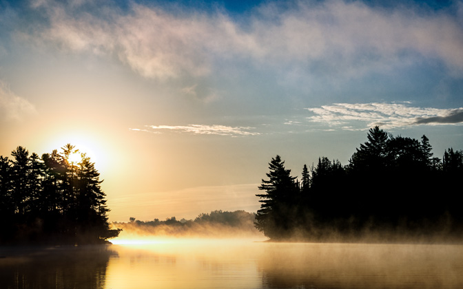 sunriseoverthelake