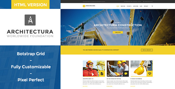 Architectura - Construction HTML Template
