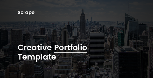 Scrape v1.0 - Creative Portfolio Template