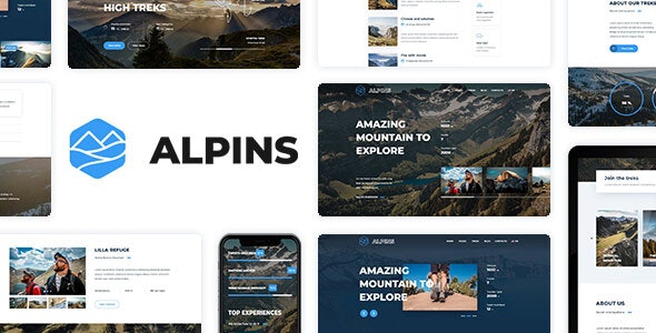 Alpins v1.1 - Mountain And Hiking Template