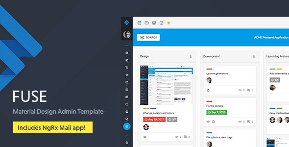 Fuse v8.0 - Angular 8+ Material Design Admin Template