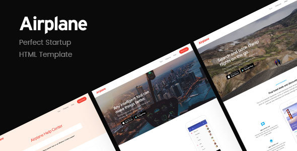 Airplane v1.1 - Startup HTML Template