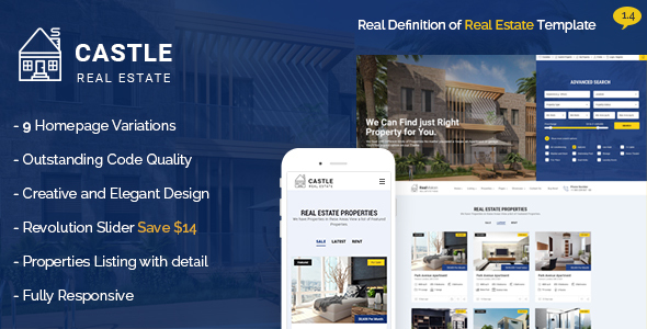Castle v1.4 - Real Estate HTML Template