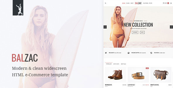 Balzac - Modern eCommerce HTML5/CSS3/UIkit