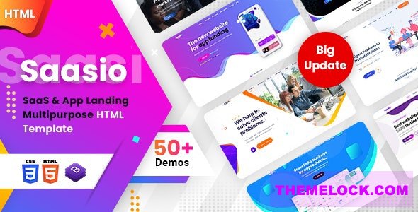 SaaSio v2.2 - One Page SaaS