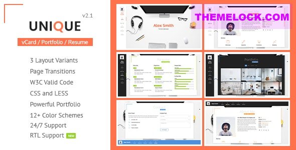 Unique v2.1 - Personal Template