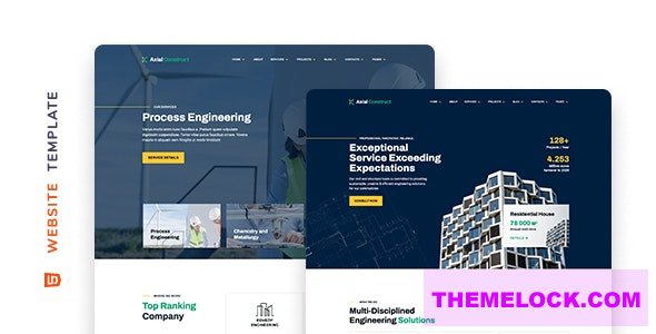 Axial v1.0 – Construction Company Website Template