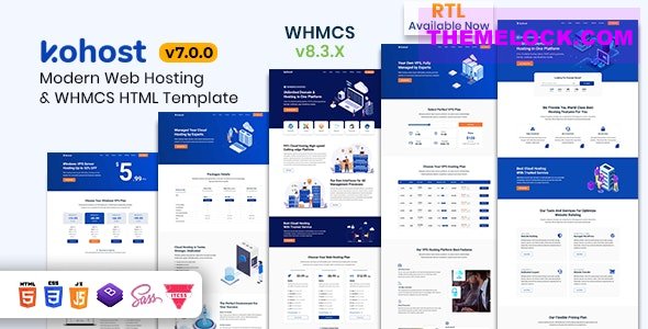 Kohost v7.5.0 - Modern Web Hosting & WHMCS Template