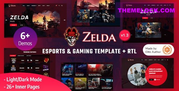 Zelda v1.3 - eSports & Gaming Bootstrap 5 Template