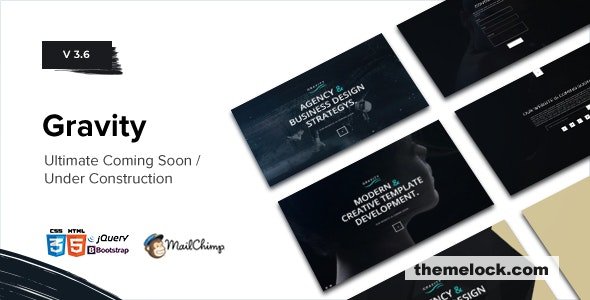 Gravity v3.6 - Coming Soon - Under Construction
