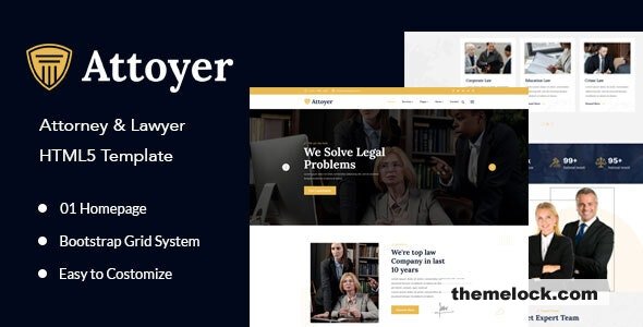 Attoyer - Attorney & Lawyer HTML5 Template
