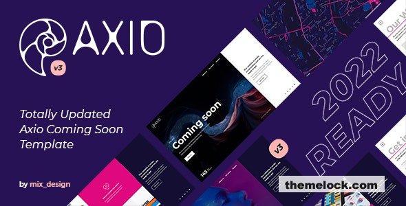 Axio - Coming Soon HTML Template