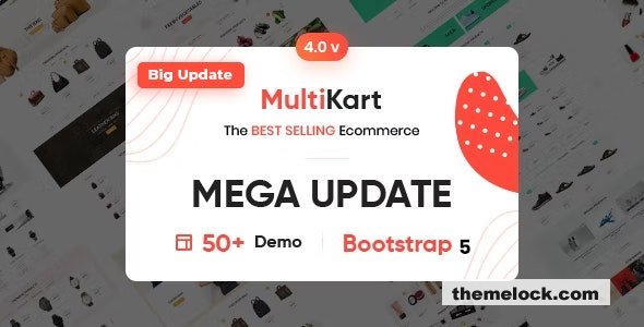 Multikart v5.0 - eCommerce HTML + Admin + Email + Invoice Template