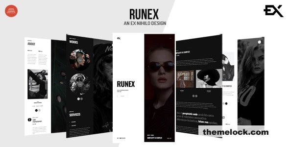 Runex v1.3 - One Page Portfolio Template