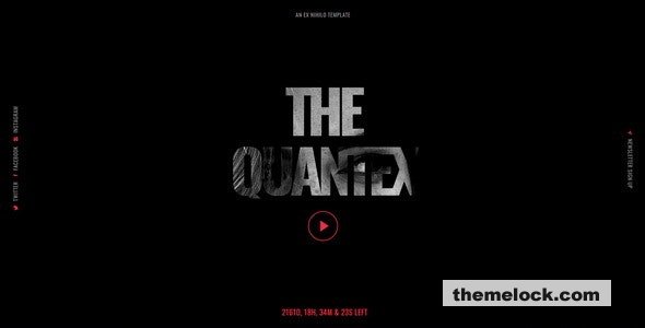 Quantex - Creative Coming Soon Template