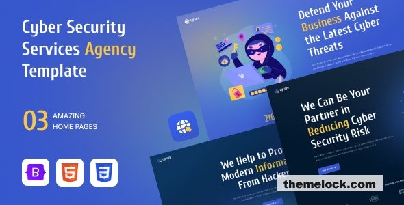 Cycure - Cyber Security Services Template