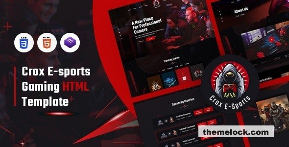 CROX - Esports & Gaming HTML Template