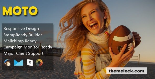 Moto - Multipurpose Responsive Email Template + Stampready Builder