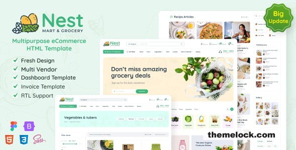 Nest v6.0 - Multipurpose eCommerce HTML Template