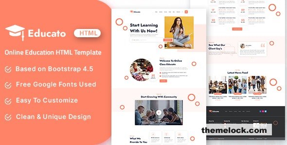 Educato - Online Education HTML Template