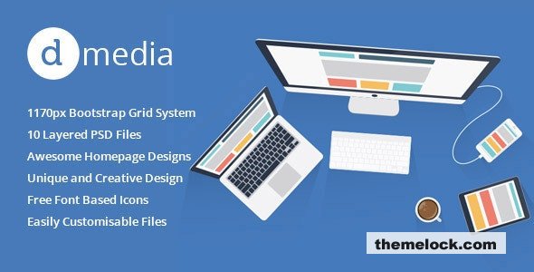 dMedia - Multi Purpose HTML5 Creative Template