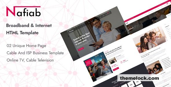 Nafiab - Broadband & Internet HTML Template