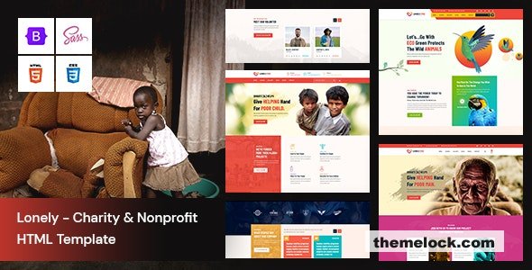 Lonely - Charity & Nonprofit HTML Template
