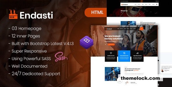 Endasti - Industrial Industry & Factory