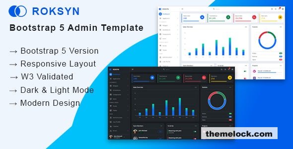 Roksyn - Bootstrap 5 Admin Template