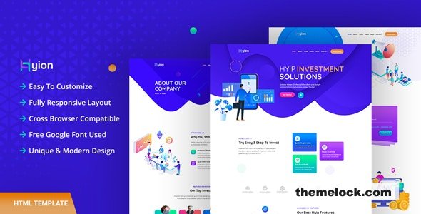 Hyion - HYIP Investment HTML Template