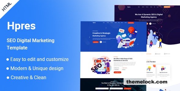 Hpres - SEO Digital Marketing HTML Template