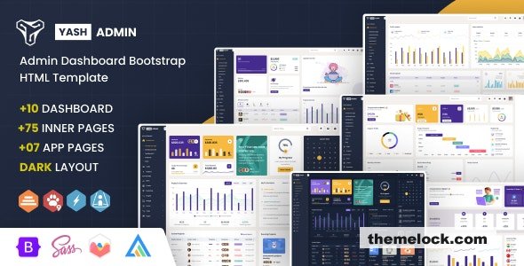 Yash v3.0 - Admin Dashboard Bootstrap HTML Template