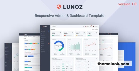 Lunoz v1.0 - Admin & Dashboard Template