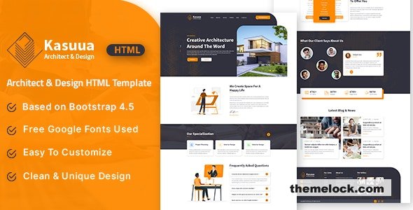 Kasuua – Architect & Design HTML Template