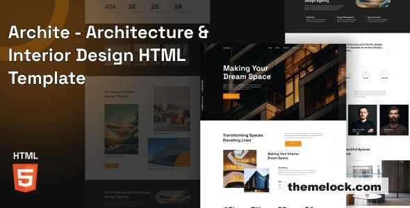 Archite - HTML Template for Architecture and Interior Designer
