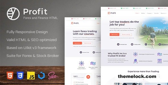 Profit - Forex and Finance HTML Template