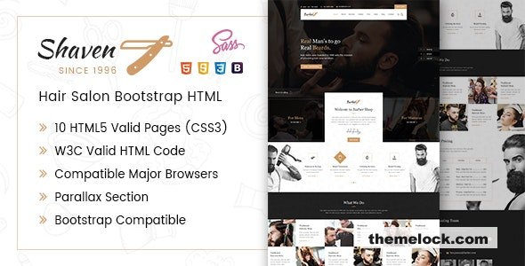 Shaven - Salon HTML Template