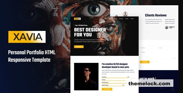 Xavia - Portfolio HTML Template