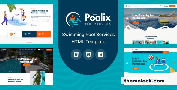 Poolix - Pool Cleaning & Renovation HTML Template
