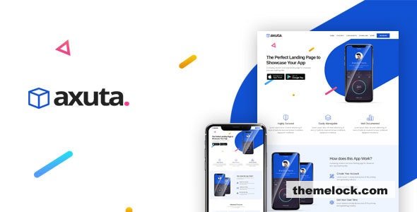 Axuta - App Landing Page Template