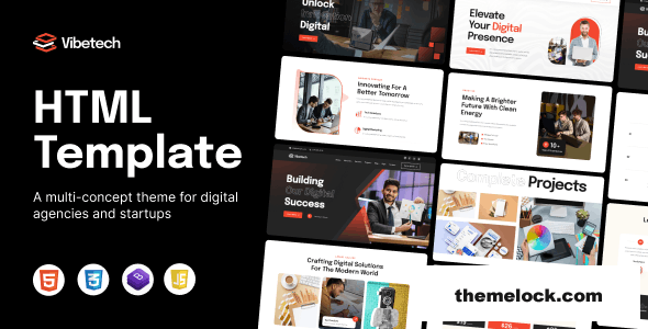 Vibetech - Creative Digital Agency Html Template