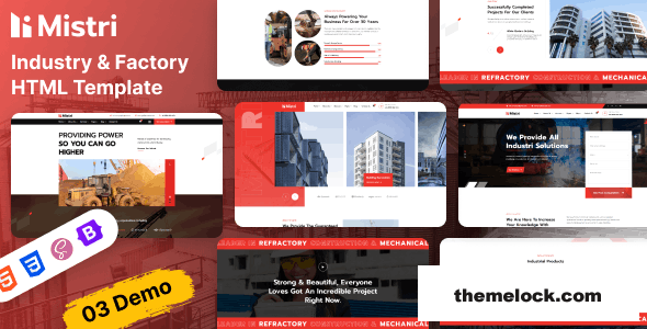 Mistri – Factory & Industrial HTML Template